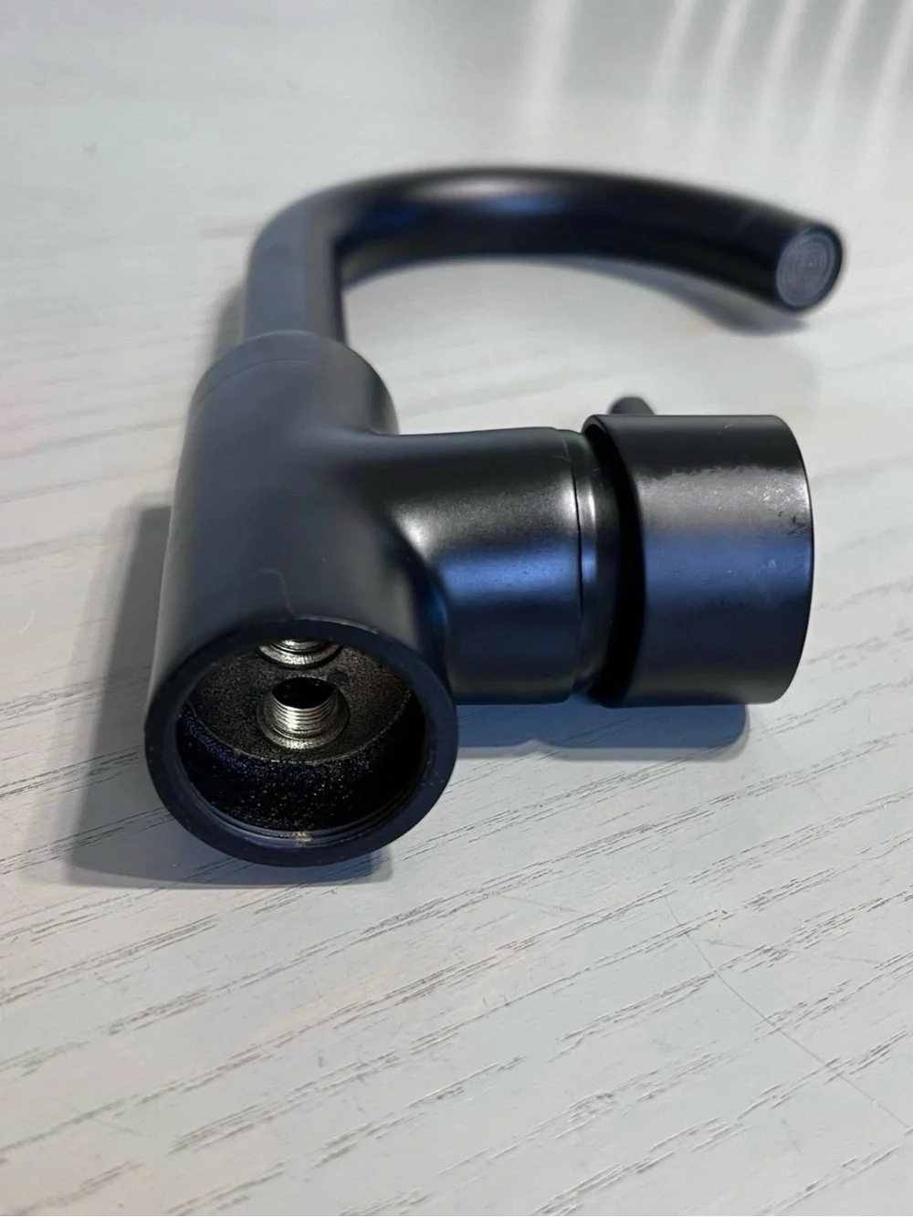 NEW Unbranded Matte Black Bar Kitchen Faucet Single Handle W/ Water Supply Lines